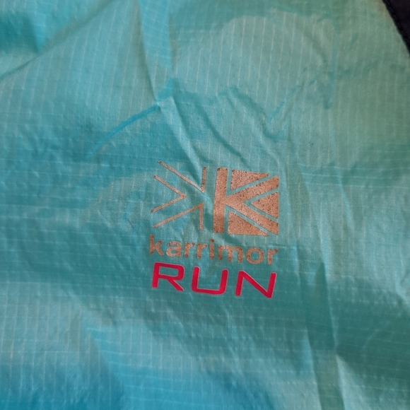 Karrimor Run X Lite women's size 12 light weight running jacket, teal VGUC - Picture 3 of 13